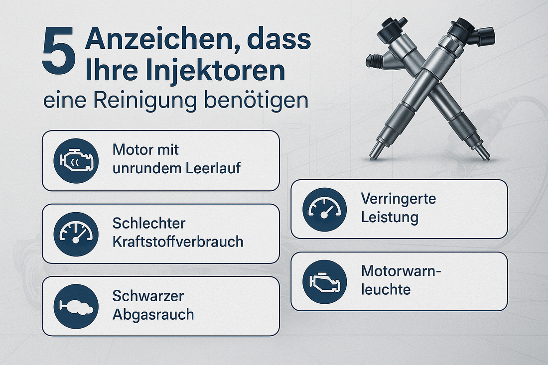 5 Anzeichen, dass Ihre Injektoren eine Reinigung benötigen