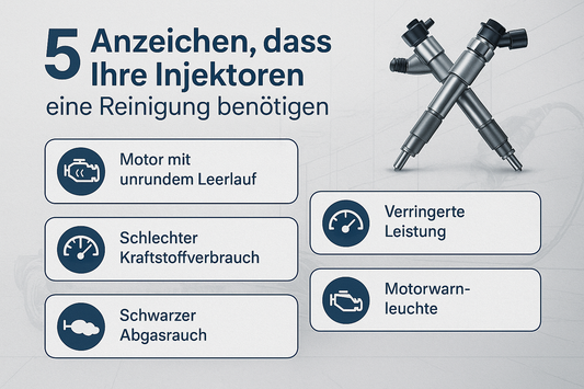5 Anzeichen, dass Ihre Injektoren eine Reinigung benötigen