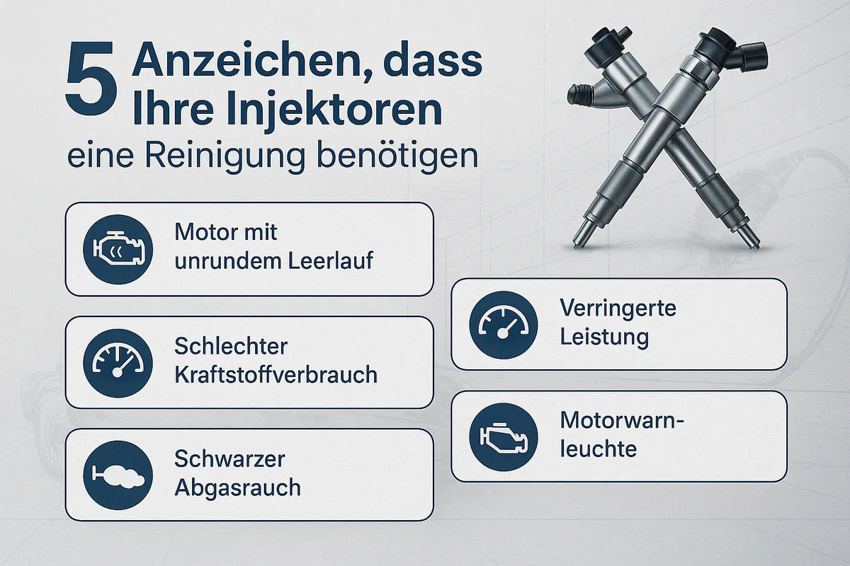 5 Anzeichen, dass Ihre Injektoren eine Reinigung benötigen InjektorDepot24