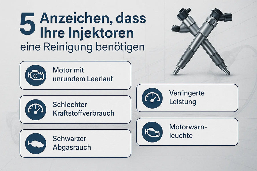 5 Anzeichen, dass Ihre Injektoren eine Reinigung benötigen InjektorDepot24