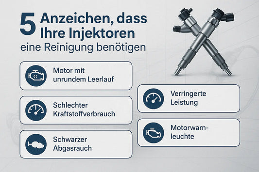 5 Anzeichen, dass Ihre Injektoren eine Reinigung benötigen InjektorDepot24