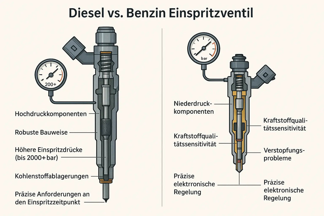 Injektoren bei Diesel vs. Benzinmotoren: Spezielle Herausforderungen InjektorDepot24