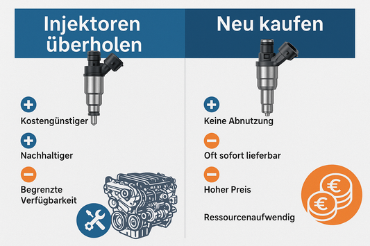 Injektoren überholen oder neu kaufen? Vor- und Nachteile im Überblick