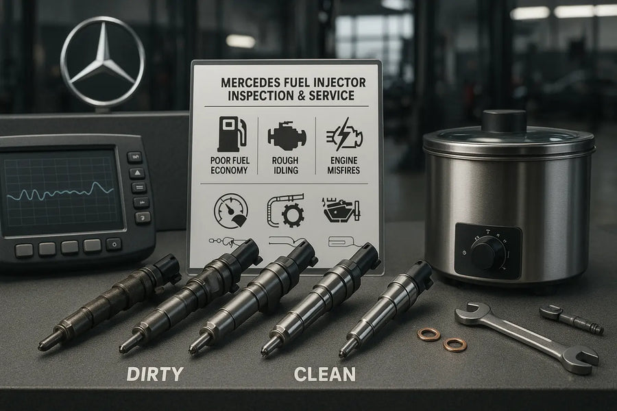 Mercedes Injektoren im Check: Symptome, Reinigung & Austausch InjektorDepot24