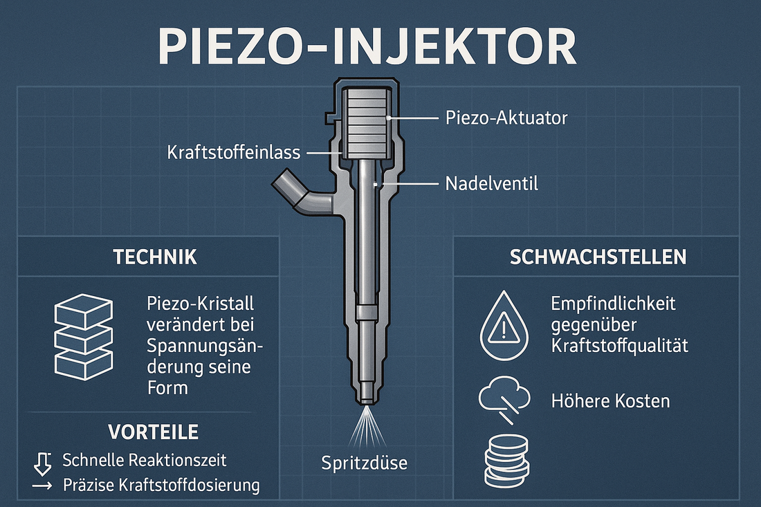 Piezo Injektoren erklärt: Technik, Vorteile und Schwachstellen
