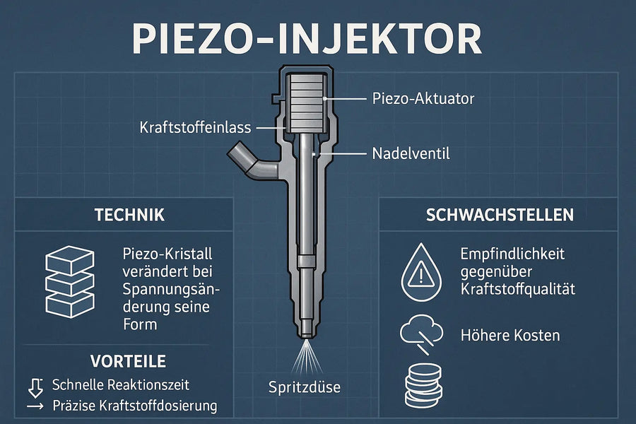 Piezo Injektoren erklärt: Technik, Vorteile und Schwachstellen InjektorDepot24