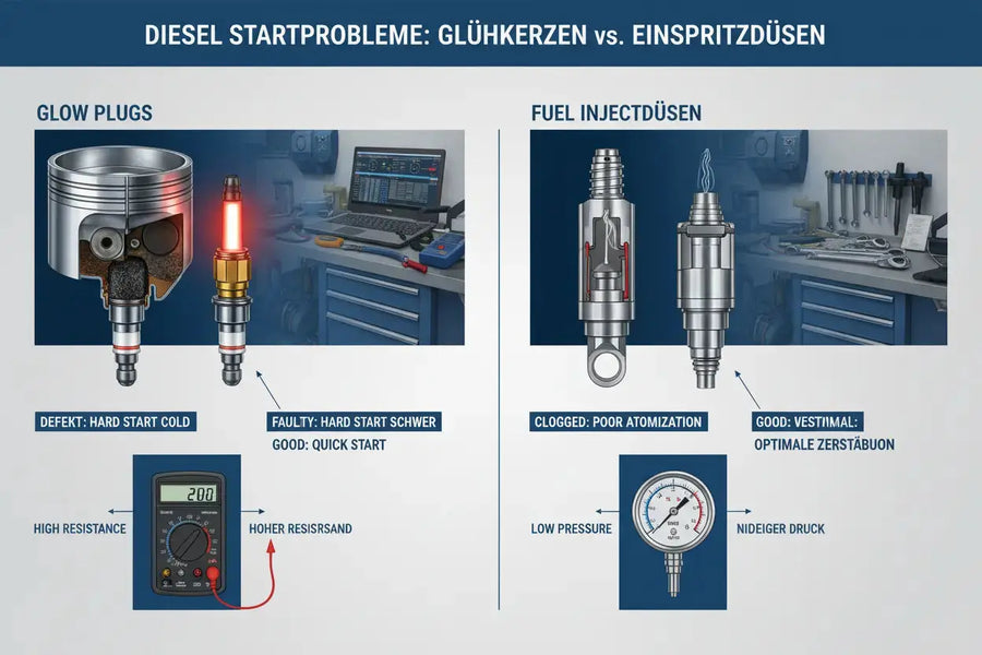 Startprobleme beim Diesel: Glühkerzen oder Injektoren? InjektorDepot24