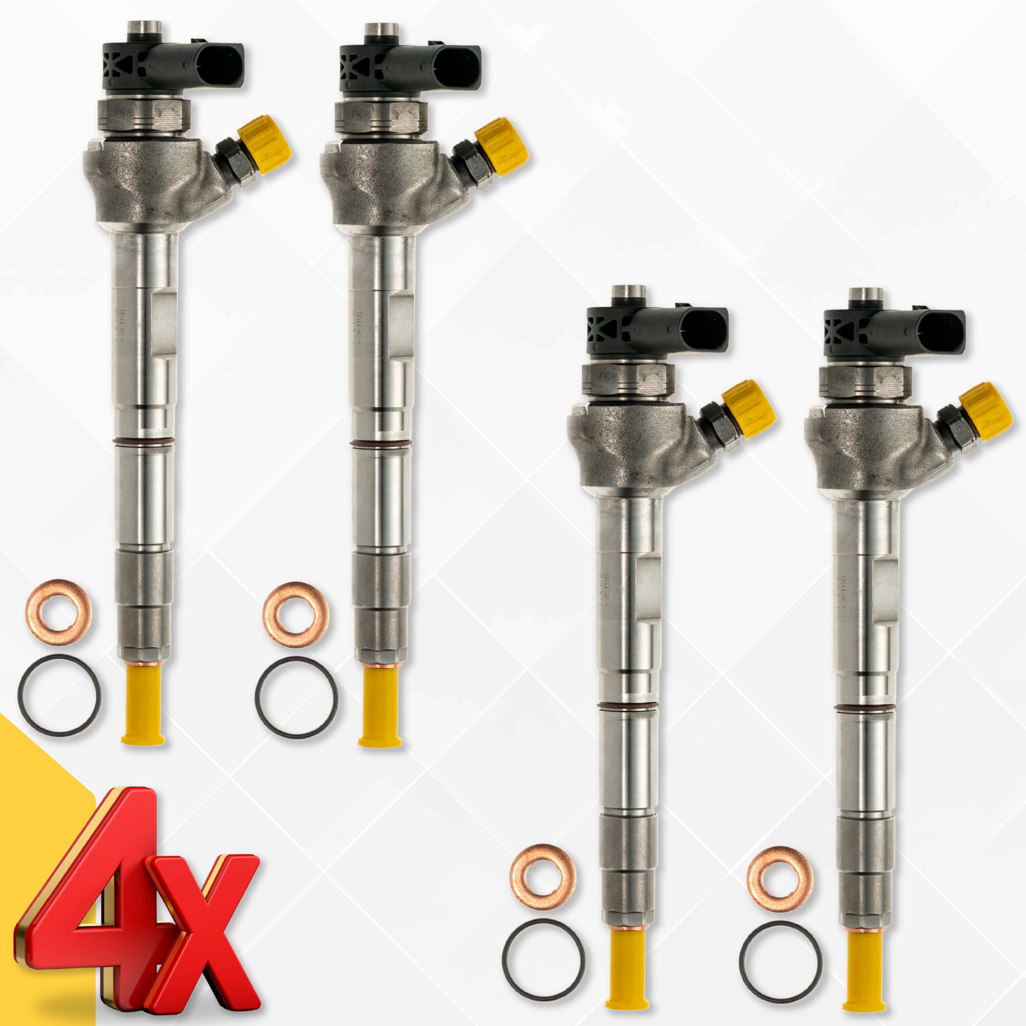 0445110472 Einspritzdüse 0445110473 Injektor Audi Seat Skoda VW 1.6 TDI 04L130277AD 0986435259 InjektorDepot24