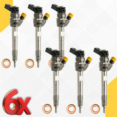 Einspritzdüsen 0445110598 Injektor BMW 1er 2er X1 Mini 1.5 Bosch 0445110562