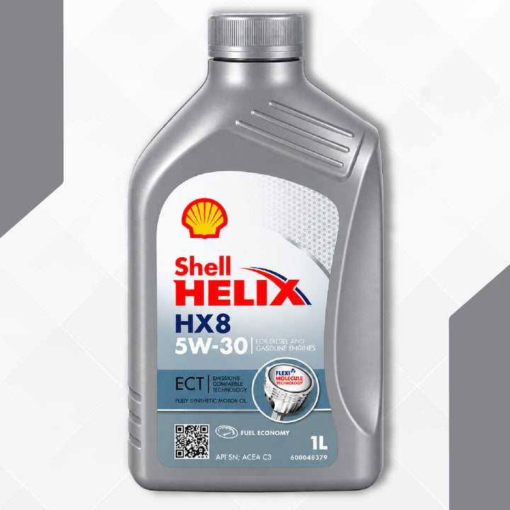 InjektorDepot24 Shell Helix HX8 ECT 5W-30 1L Vollsynthetisches Motoröl VW 504 00 / 507 00